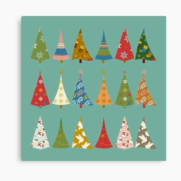 Christmas Trees Canvas Print