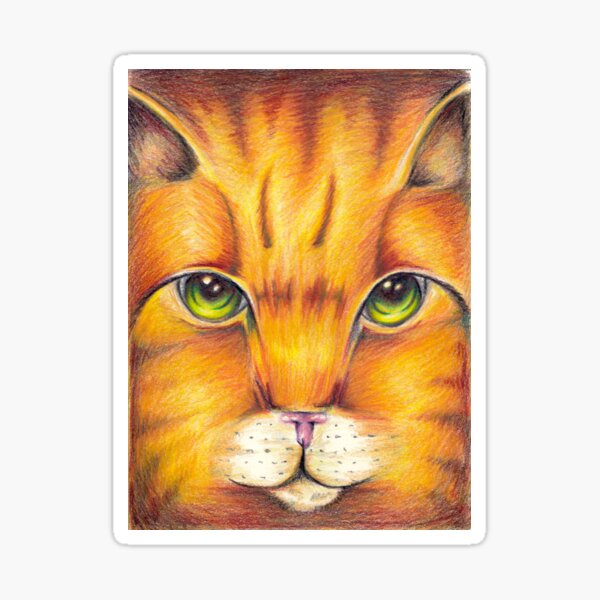 Cat Portrait Sticker
