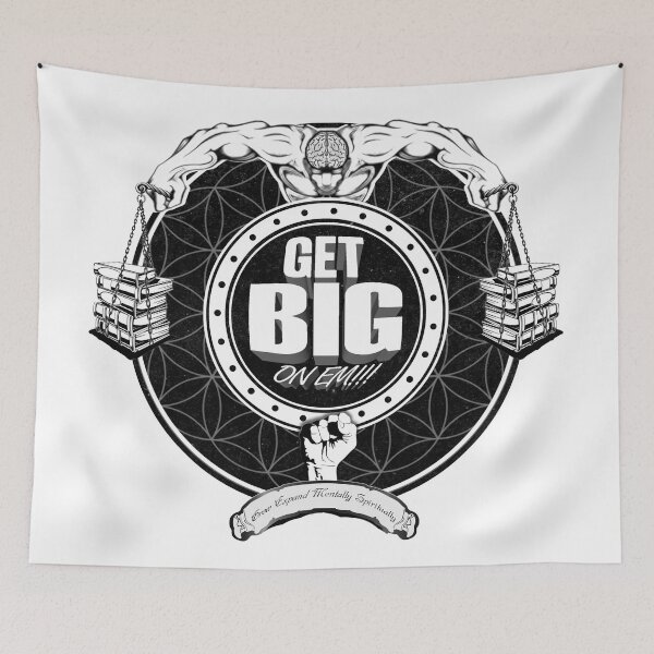 Item preview, Get Big On 'Em!!! - BLACK designed and sold by GetBigOnEm.