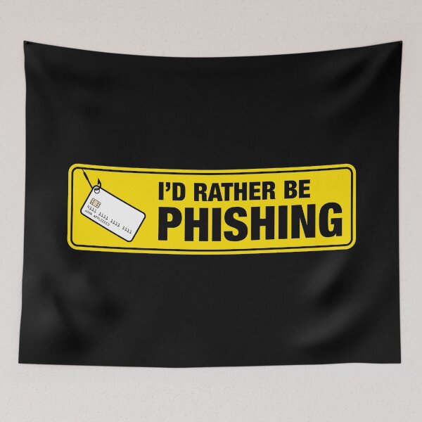 Item preview, I'd Rather Be Phishing Yellow designed and sold by adidabu.
