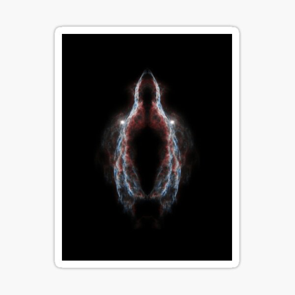 veil mirror Sticker