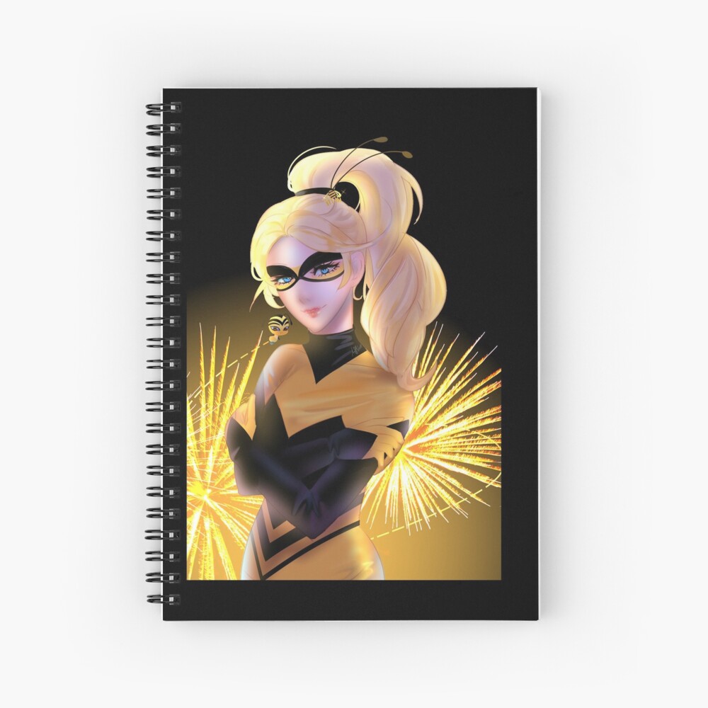 Miraculous Queen Bee ? Pollen Spiral Notebook