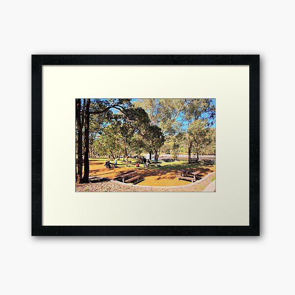 Item preview, Picnic area beside the fast flowing Swan River designed and sold by georgieboy98.