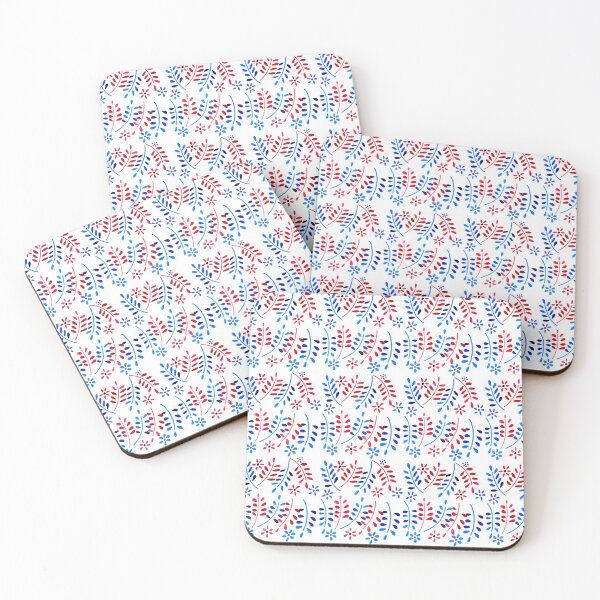 Item preview, Red and blue plants  designed and sold by ArtsyEmma2.