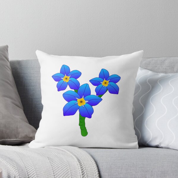 Artikelvorschau, Drei hübsche blaue Blumen entworfen und verkauft von cindyfordyce.