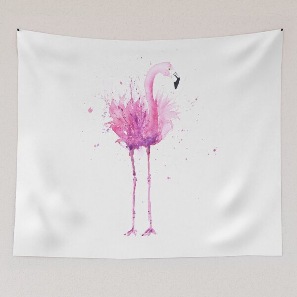 Item preview, Flamingo watercolour Painting by Syman Kaye designed and sold by Syman Kaye.
