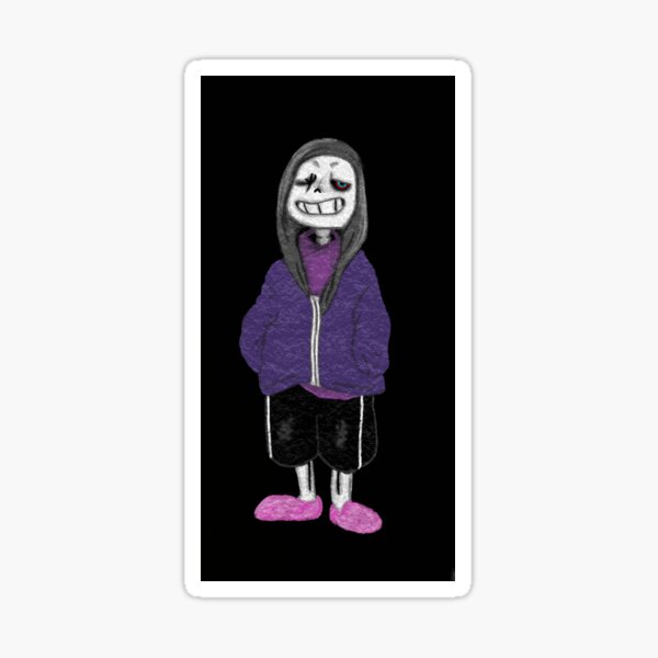 Dust Sans Sticker Sticker for Sale by MiniTheCat