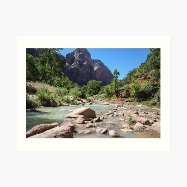 Virgin River - Zion National Park, Utah Art Print