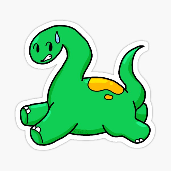 Chonky Rawr Dinosaur Sticker