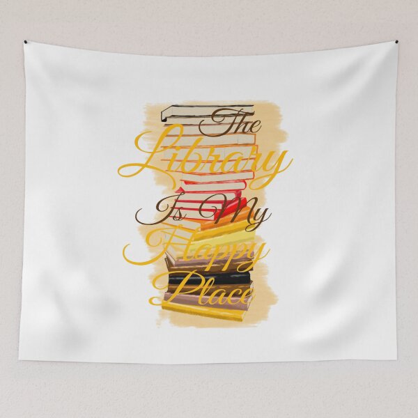Item preview, The Library Is My Happy Place | Orange  designed and sold by Fireflies2344.