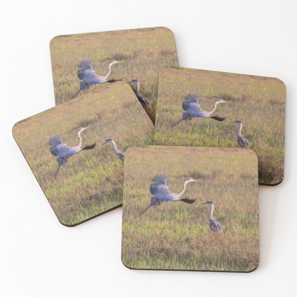 Item preview, Great Blue Heron Pair designed and sold by PsychoAlien.com.
