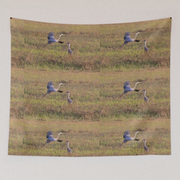 Item preview, Great Blue Heron Pair designed and sold by PsychoAlien.com.