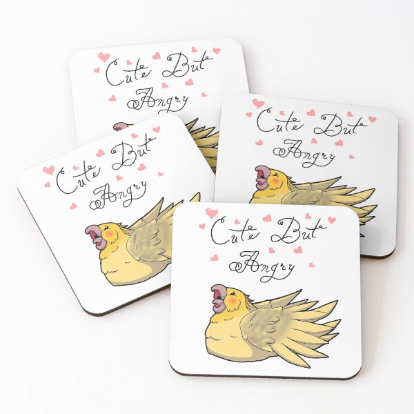 Item preview, Cute But Angry (Yellow and grey tiel) designed and sold by Adastumae.