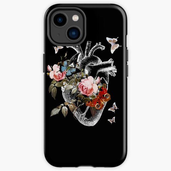Spring floral Human heart iPhone Tough Case