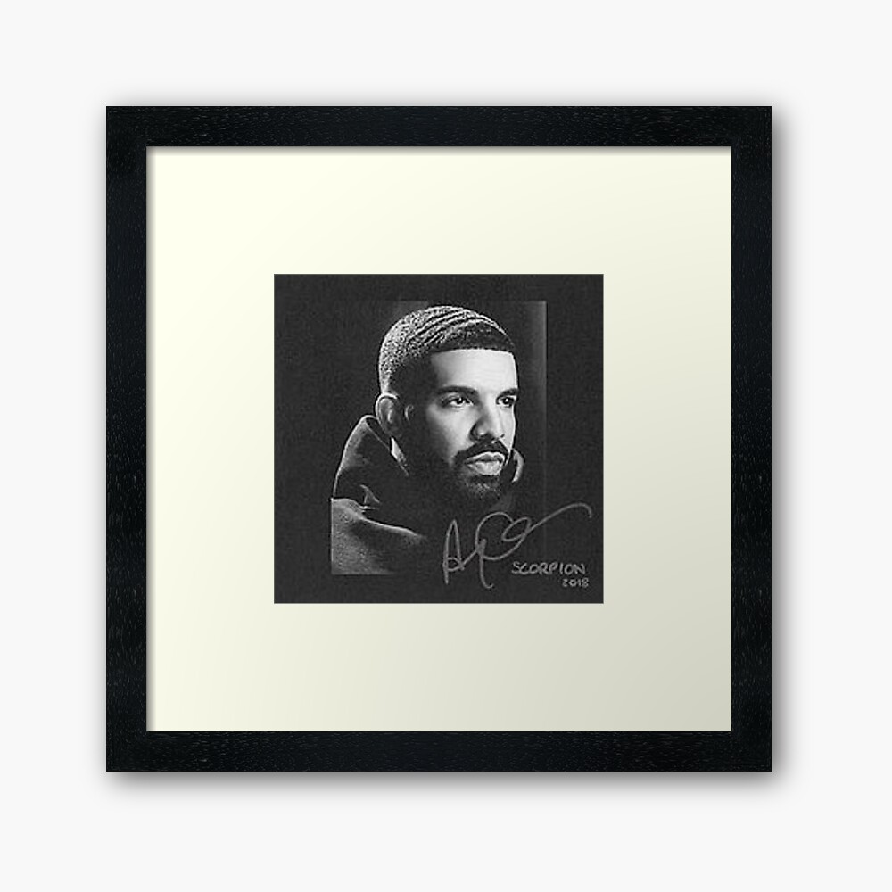 Drake - Black & White Laminated Poster (24 x 36)