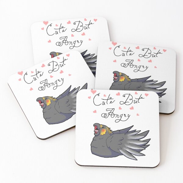 Item preview, Cute But Angry (Grey and yellow tiel) designed and sold by Adastumae.