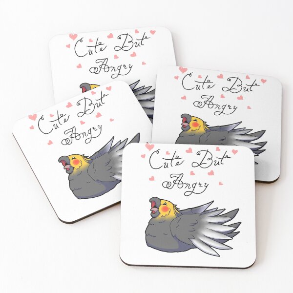 Item preview, Cute But Angry (Grey and yellow tiel) designed and sold by Adastumae.