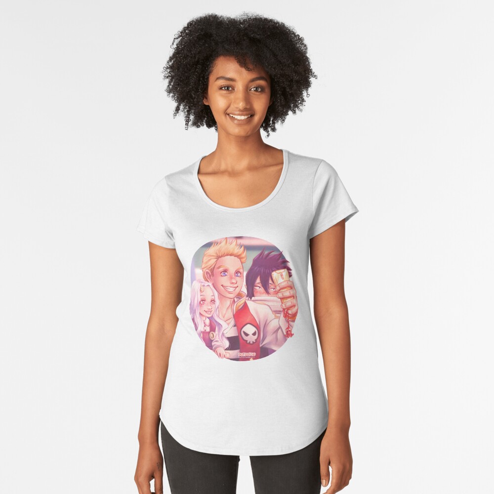 Vista previa del artículo con la obra «Camiseta premium de cuello ancho», diseñado y vendido por PatPaige.
