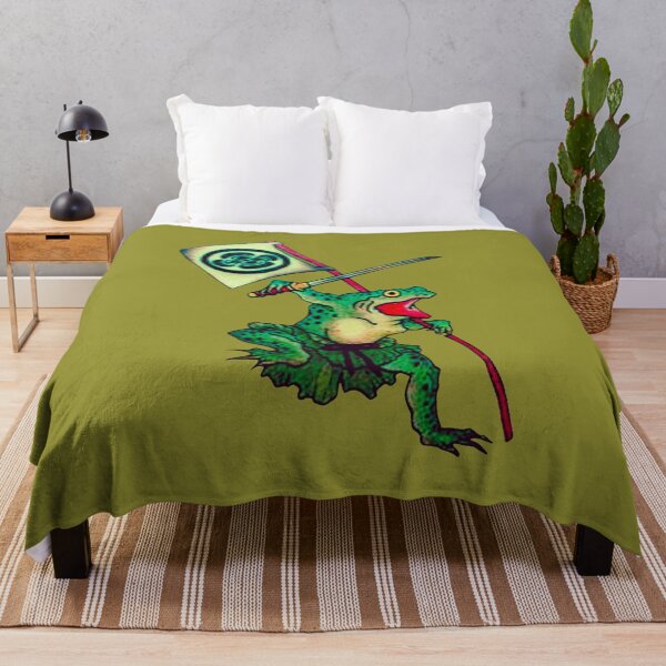 Item preview, Frog Carrying A Flag Banner designed and sold by VictorIos.
