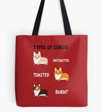 Types of Corgis Tote Bag