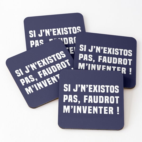 Item preview, If I do not exist, I'll have to invent myself! designed and sold by humour-chti.