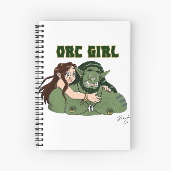 With You... Orc Girl Spiral Notebook