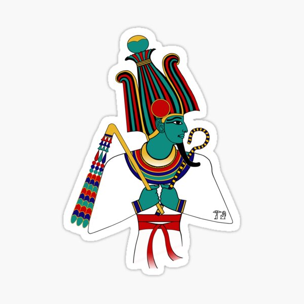OSIRIS I Ägypten Gottheit Sticker