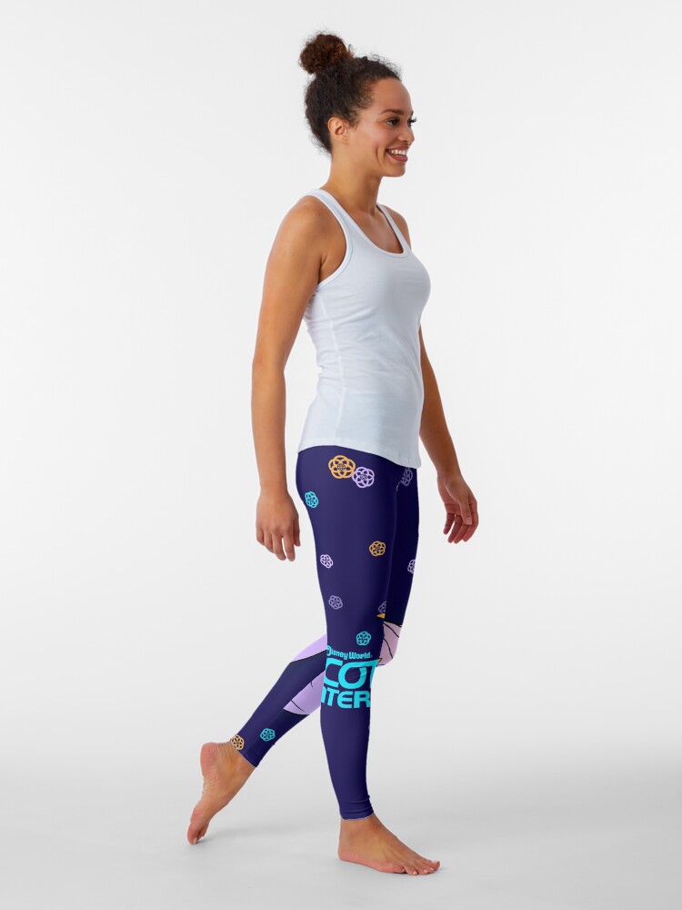Alternate view of EPCOT CENTER Confetti Figment Leggings