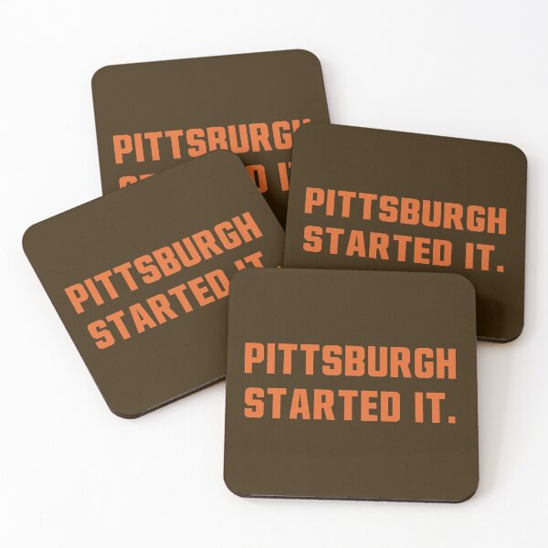 Item preview, Pittsburgh Started It T-shirt Cleveland Football Shirts designed and sold by ravishdesigns.