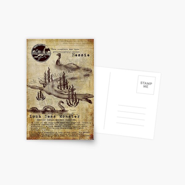 Item preview, Cryptic Studies: Loch Ness Monster designed and sold by drkmatt3rstudio.