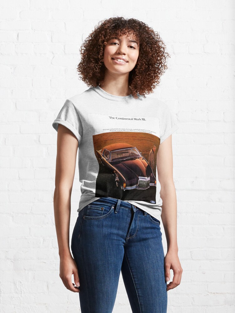 Alternate view of Ford Continental Mark III 1968 Classic T-Shirt