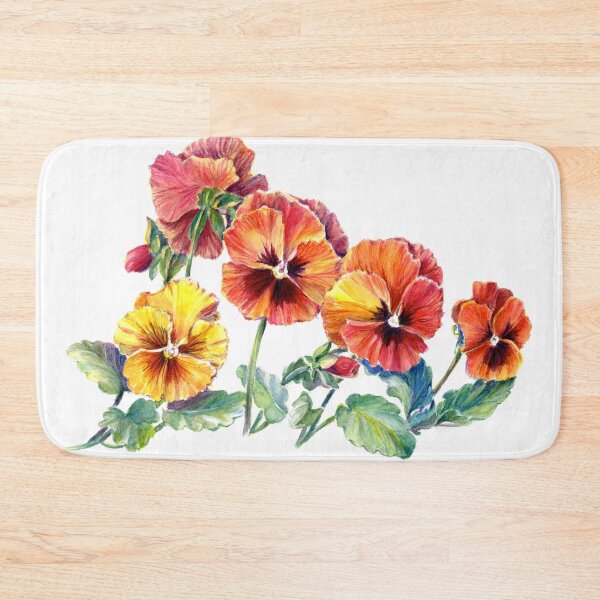 Item preview, Orange Floral Merchandise designed and sold by cindyfordyce.