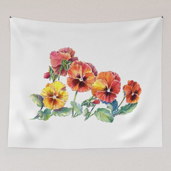 Item preview, Orange Floral Merchandise designed and sold by cindyfordyce.