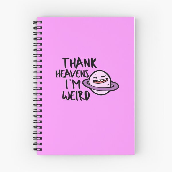 Item preview, Thank Heavens I'm Weird Introvert Awkward Relax Cute Funny Sarcastic Happy Fun Inspirational Gift designed and sold by EpsilonEridani.