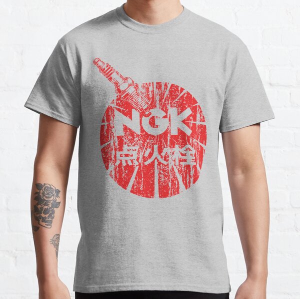 Distressed Retro NGK Logo Classic T-Shirt