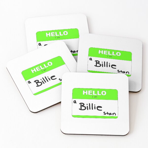 Artikelvorschau, Hallo, ich bin ein Billie Stan entworfen und verkauft von cool stickerz.