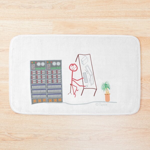 Item preview, Computer Technician Stick Figure, Woman Work Hobby Administrator Office Computer IT Technician designed and sold by KlareLinie.