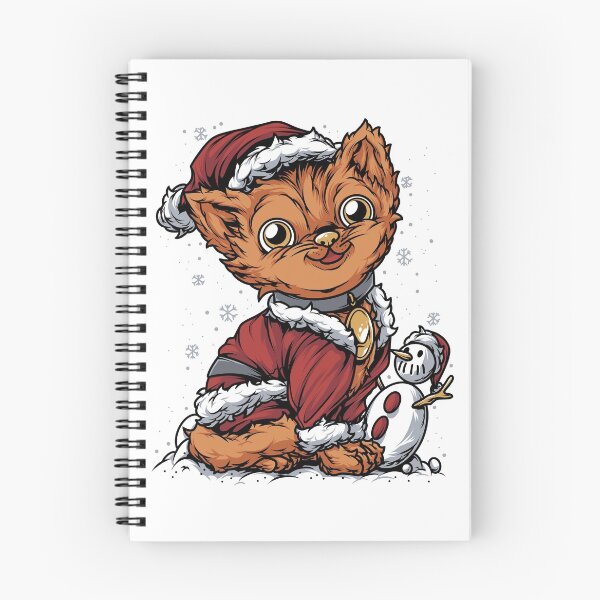 Item preview, Orange Christmas Cat Santa Suit designed and sold by juniperdesign.