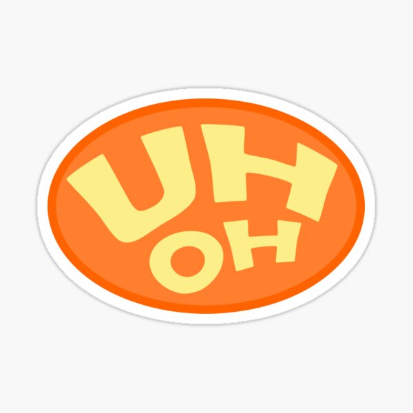 Uh Oh Spaghettios Sticker for Sale by meikreibich