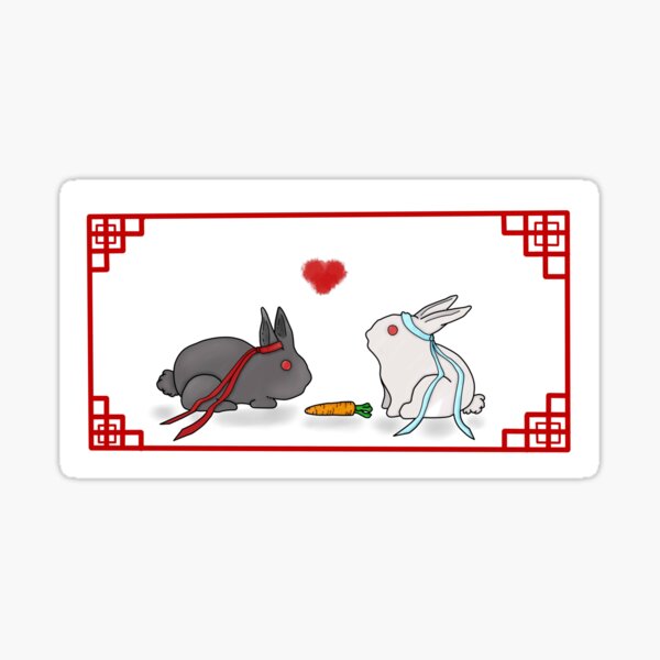 Wangxian Rabbits Sticker