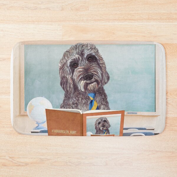 Item preview, HARRY Schooldog doodle @labradoodlen_harry designed and sold by BridgetDoodles.