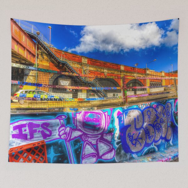 Item preview, Leake Street and Police Car designed and sold by Londonimages.