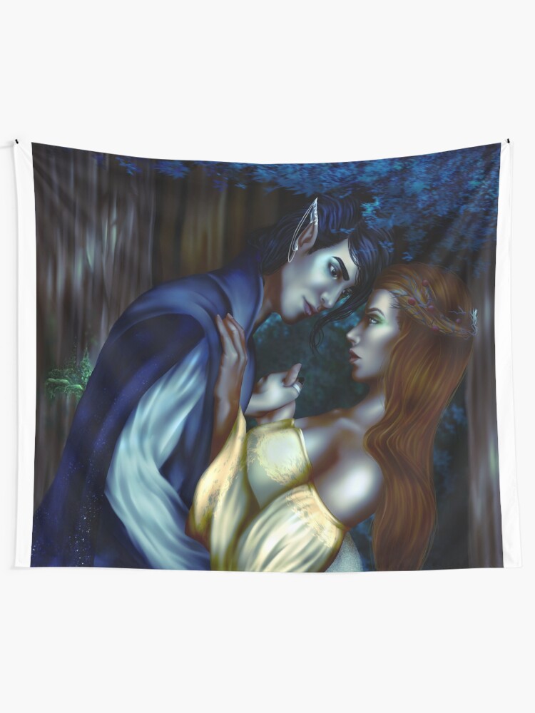 Alternate view of Cardan and Jude Forest Tapestry