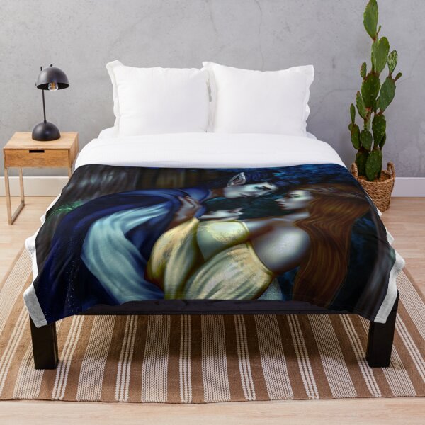 Cardan and Jude Forest Throw Blanket