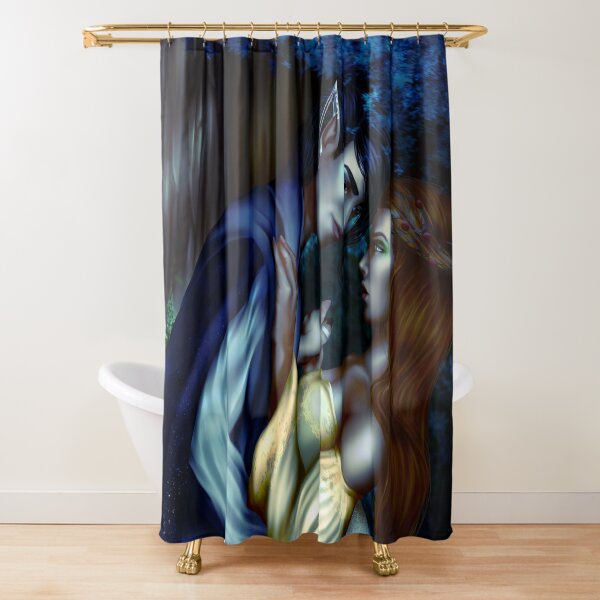 Cardan and Jude Forest Shower Curtain