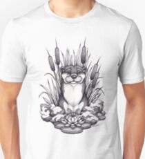 Otter & Aquatic Plants Unisex T-Shirt