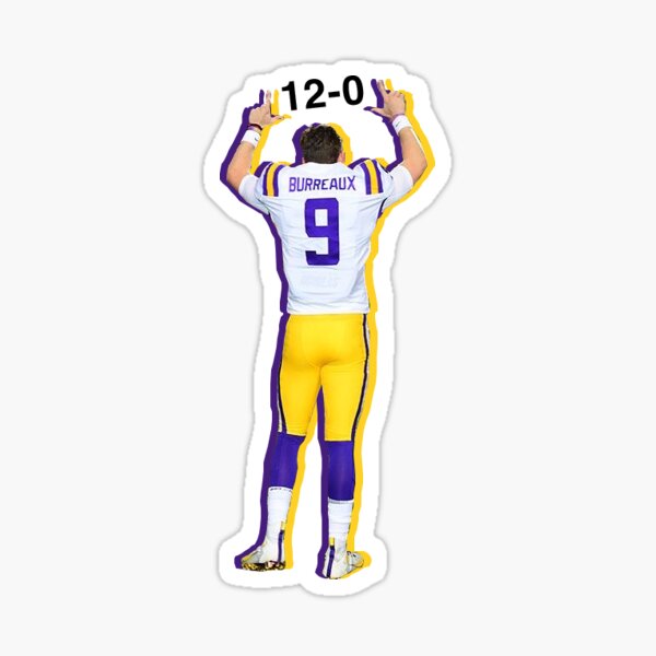 NIKE LSU Tigers Joe Burrow “BURREAUX” #9 Jersey