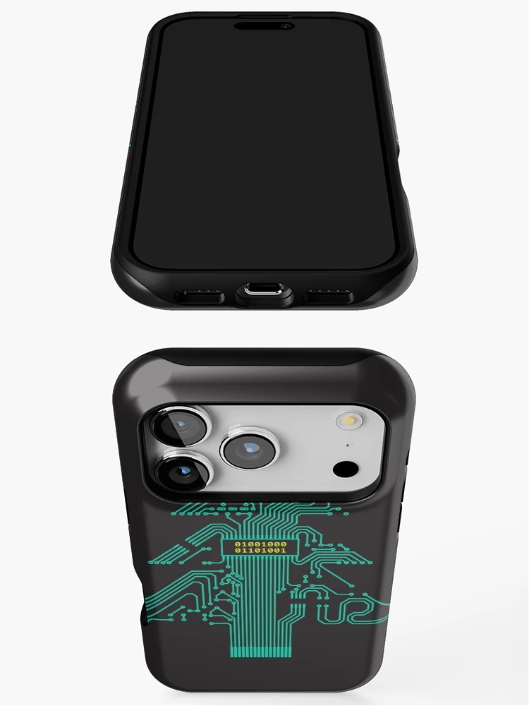 Thumbnail 3 of 4, iPhone Case, Binary tree :: designed and sold by RunesForest.