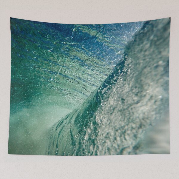 Item preview, Ocean - Land and Sea from Above Blue Ocean Photo designed and sold by Syman Kaye.