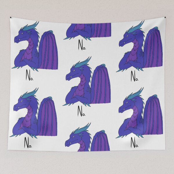 Item preview, No Dragon (Indigo) designed and sold by Adastumae.
